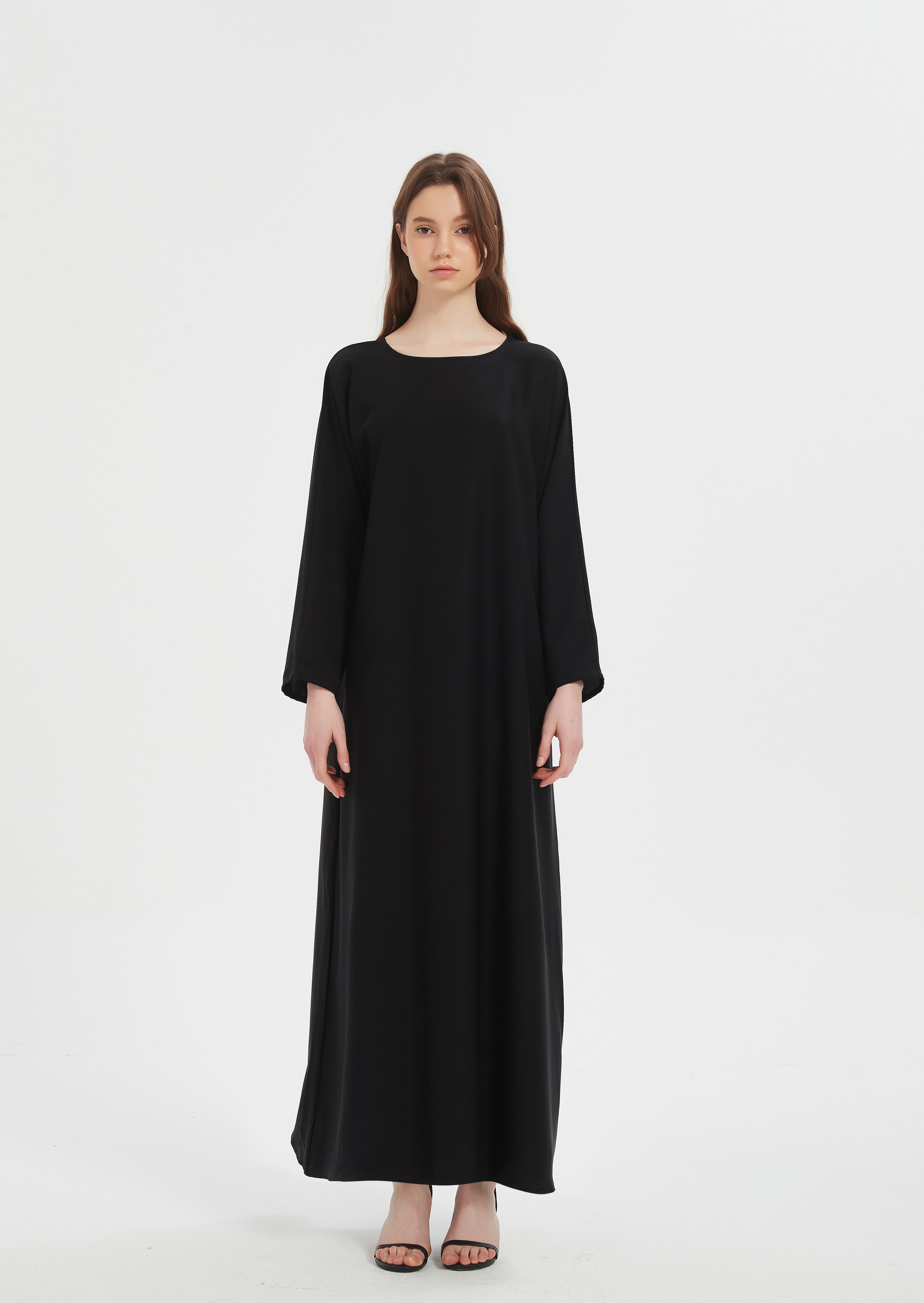 Niara Kaftan Style Abaya - Black