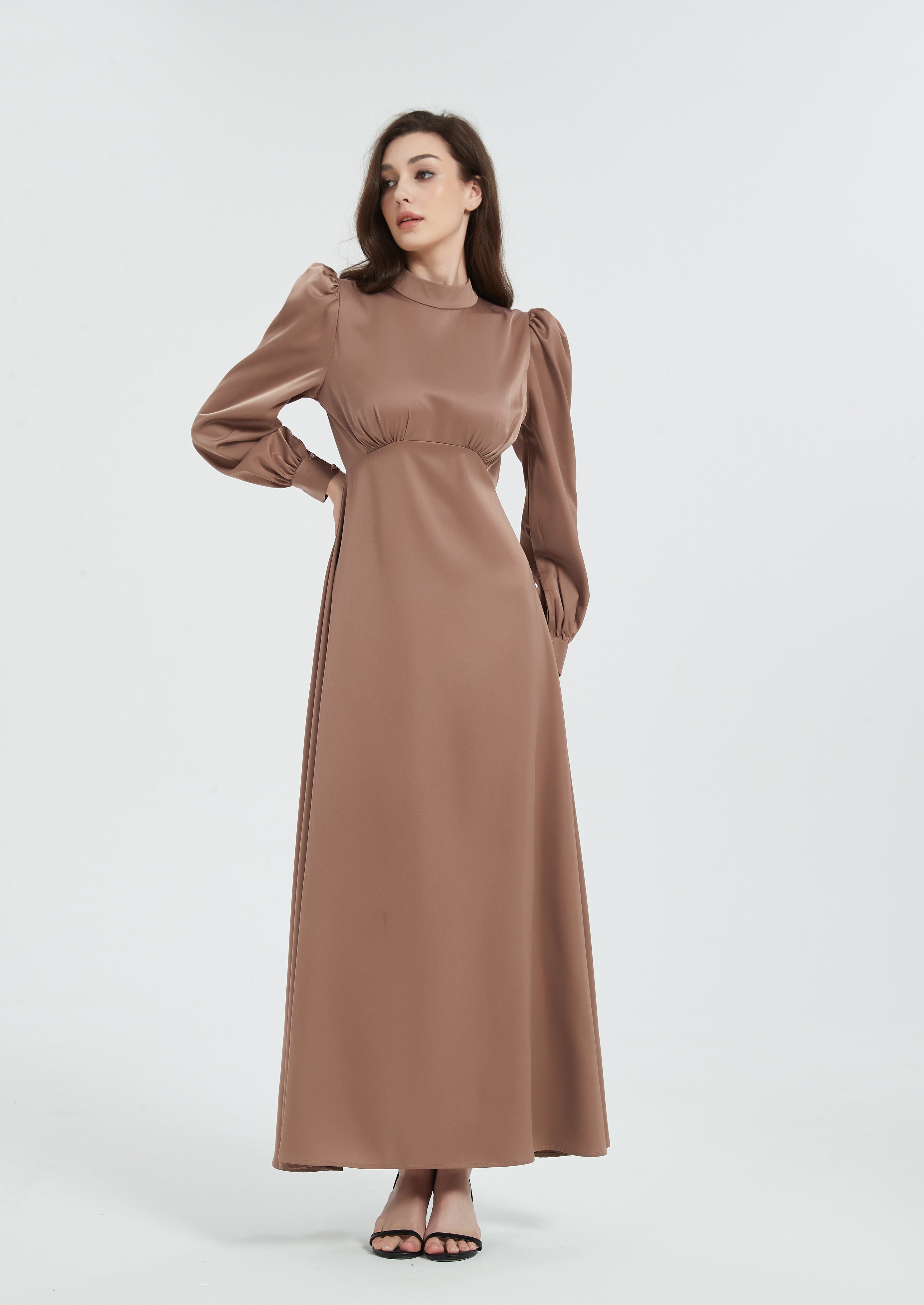 Leya Maxi dress - Taupe
