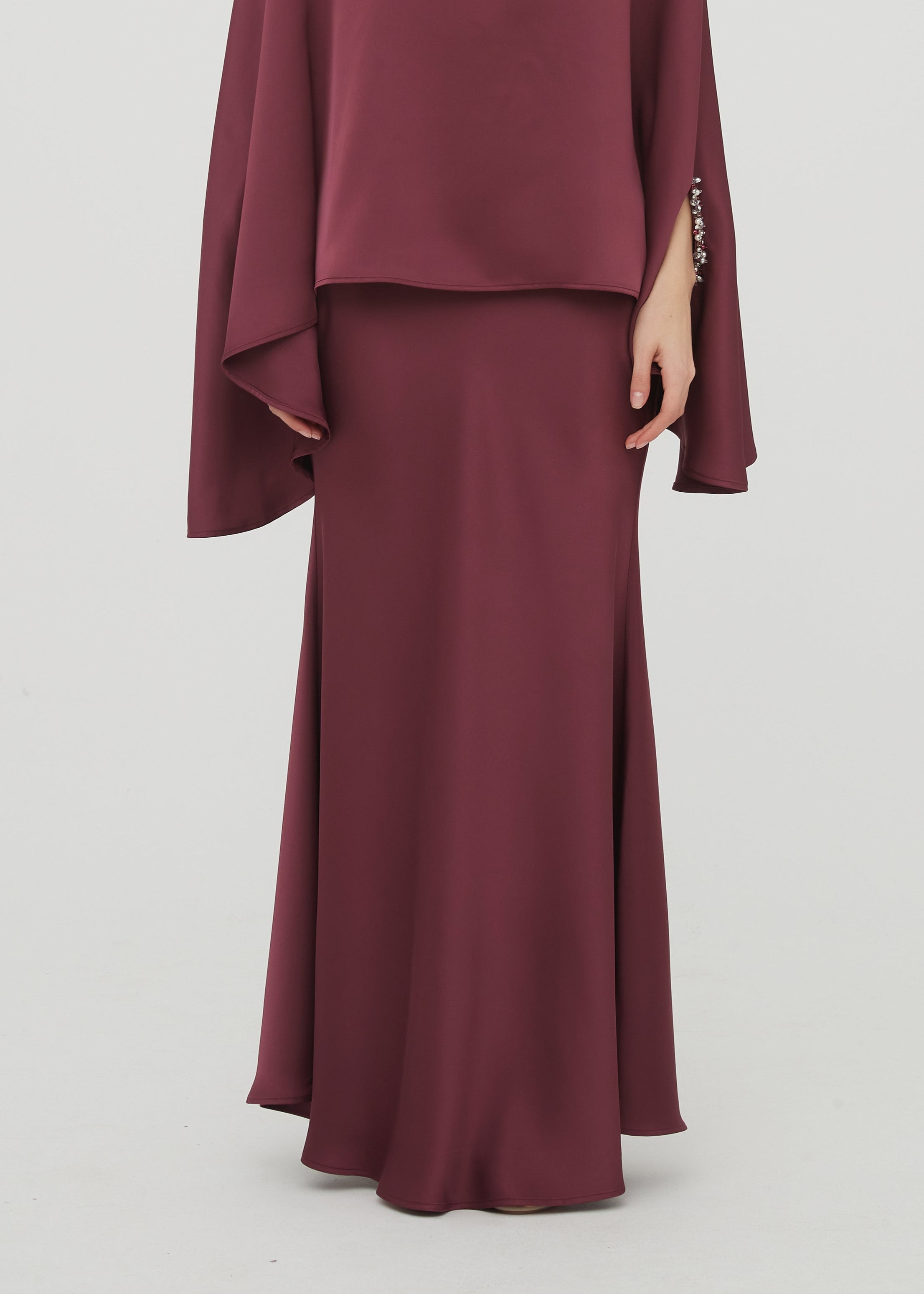Analia Maxi Skirt - Plum