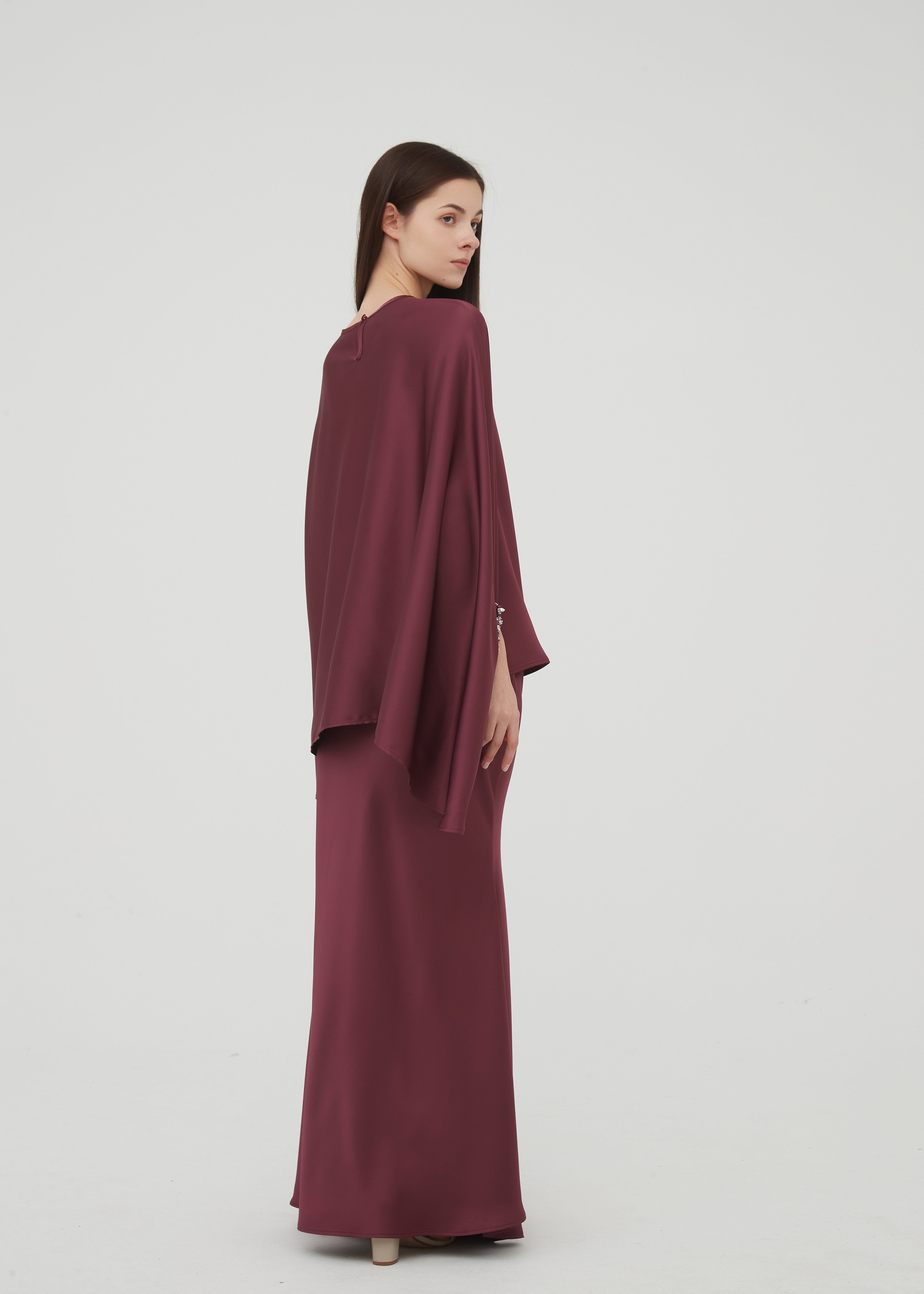 Analia Maxi Skirt - Plum