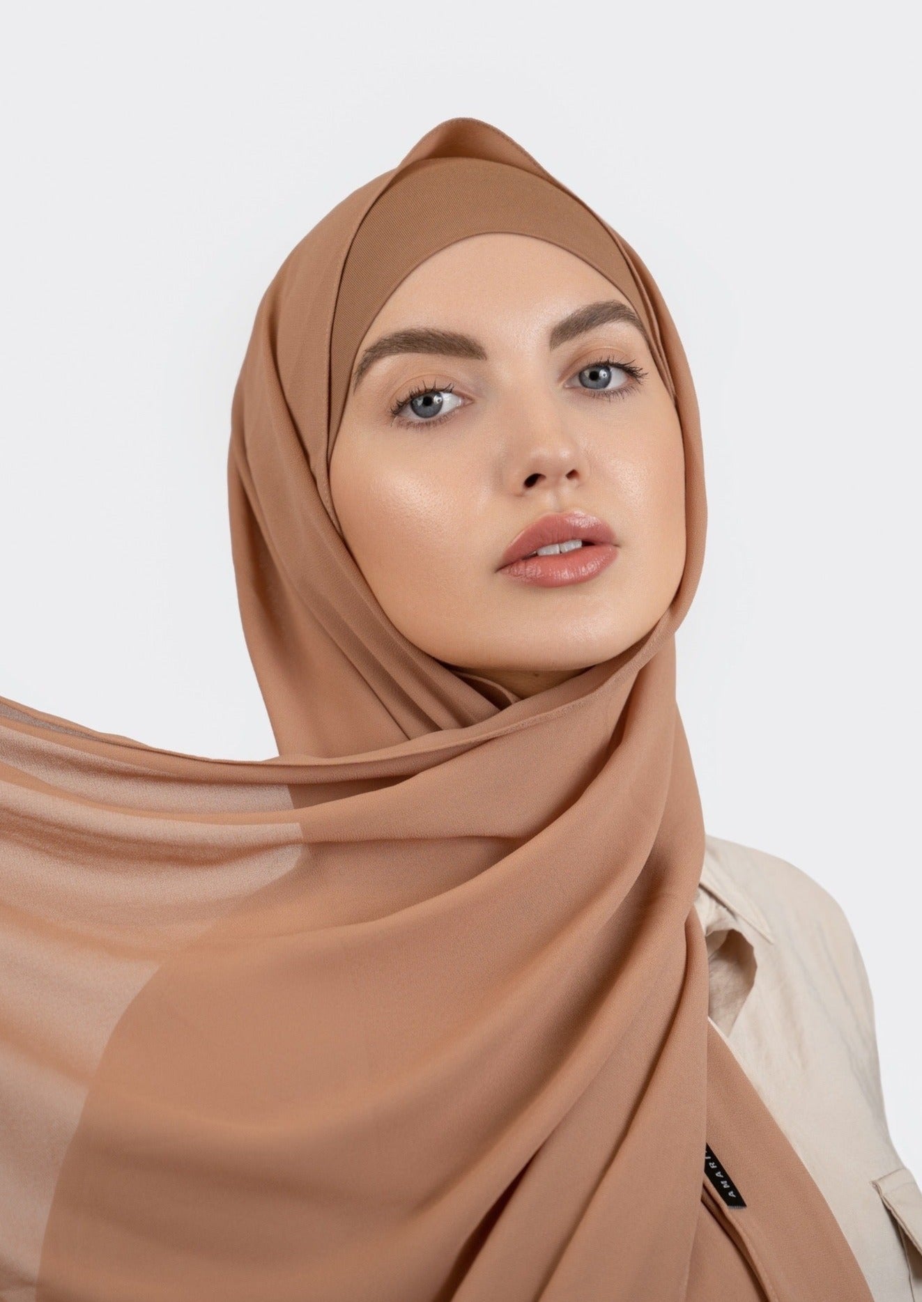 Matching Hijab Set - Sand - AMARIAH