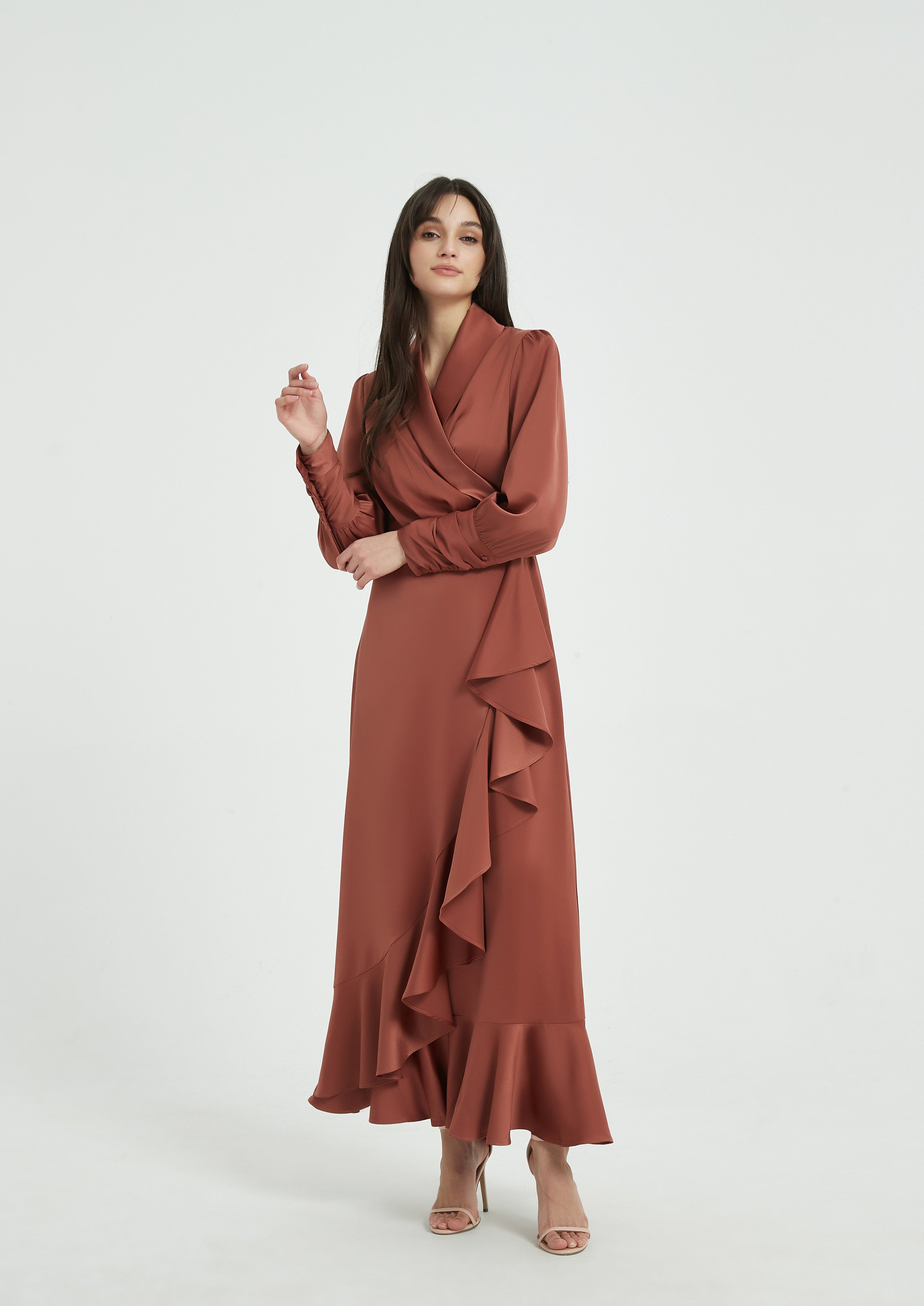 Maya Maxi Dress - Pecan