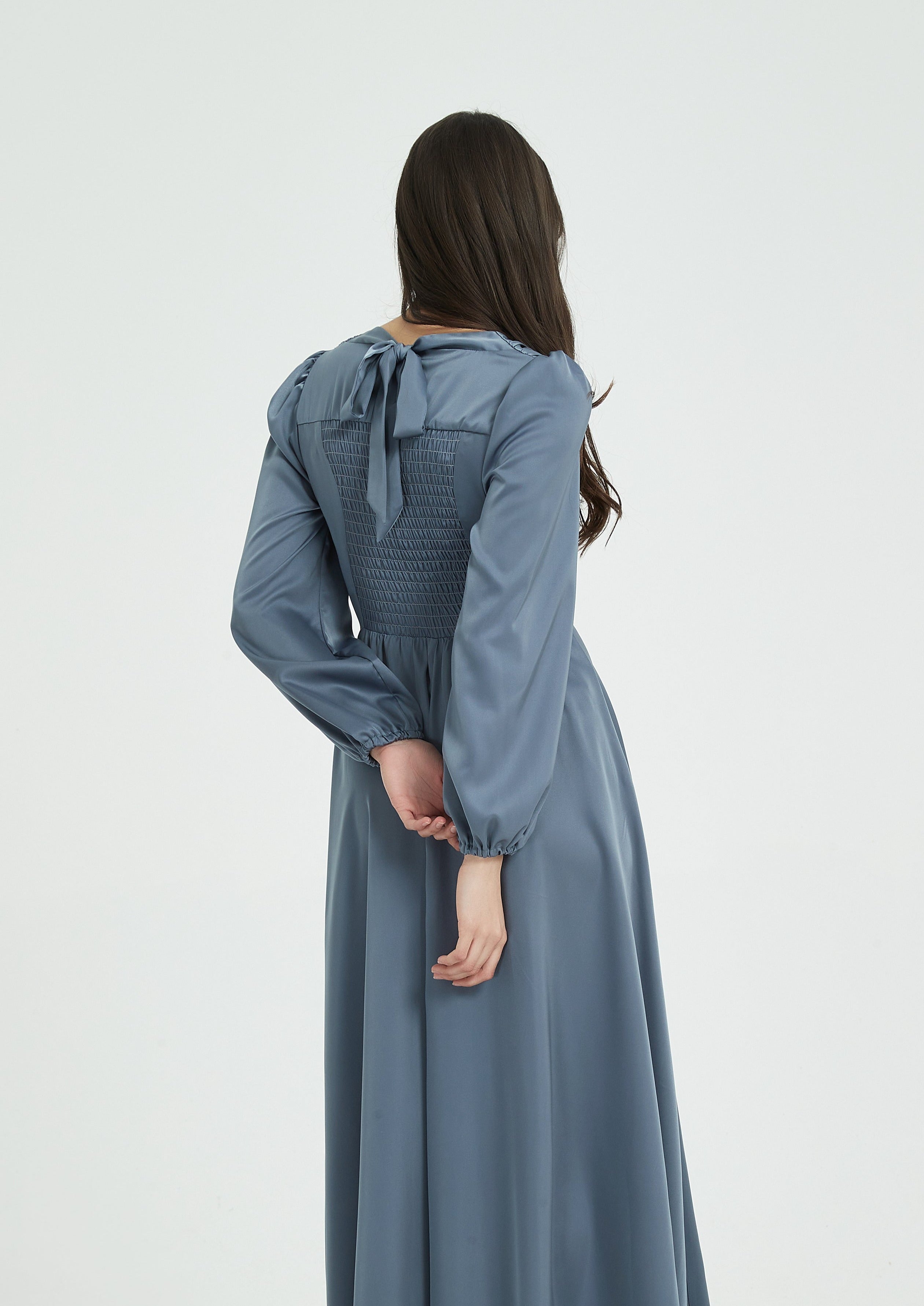 Layla Maxi Dress - Slate Blue