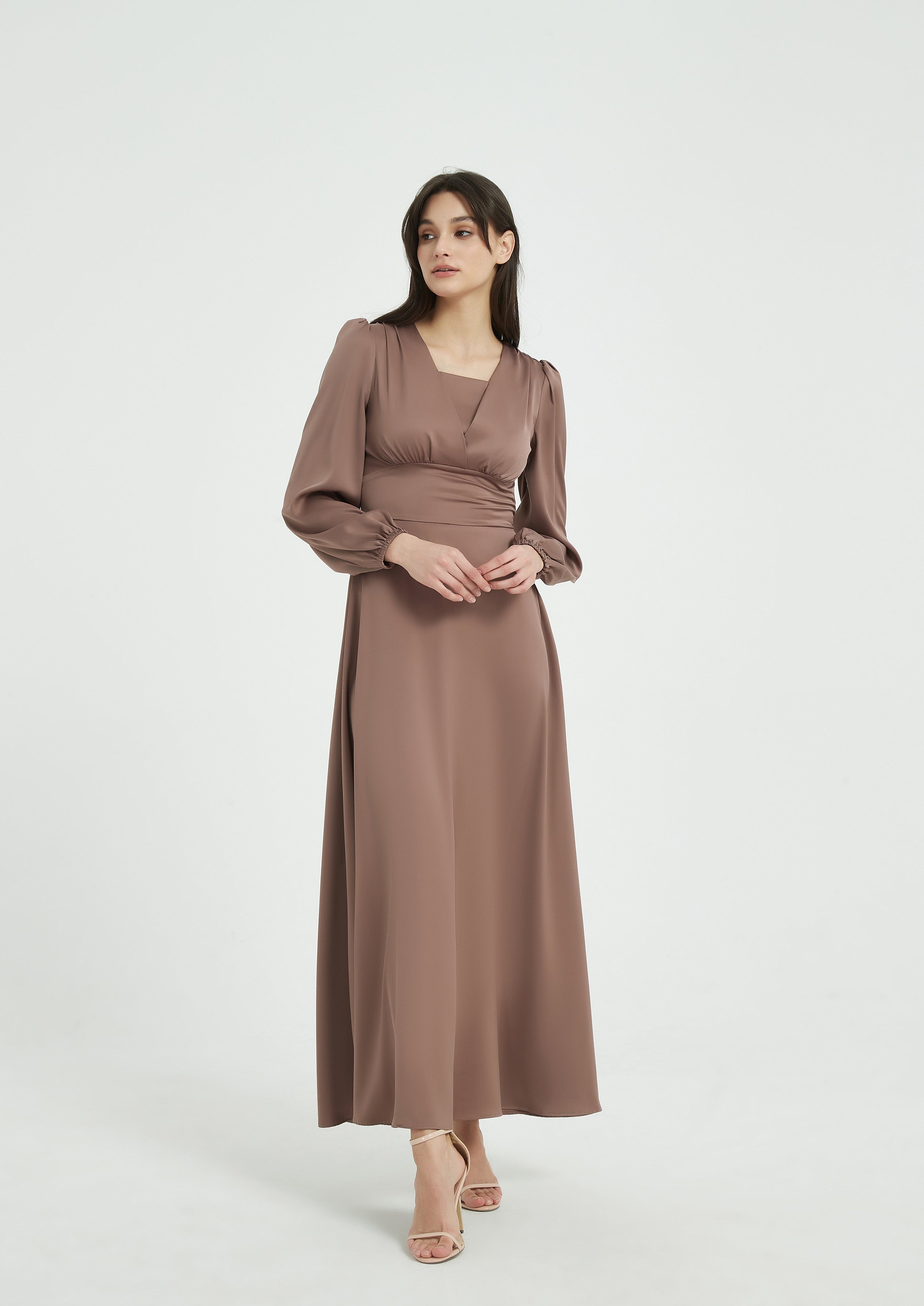 Layla Maxi Dress - Taupe