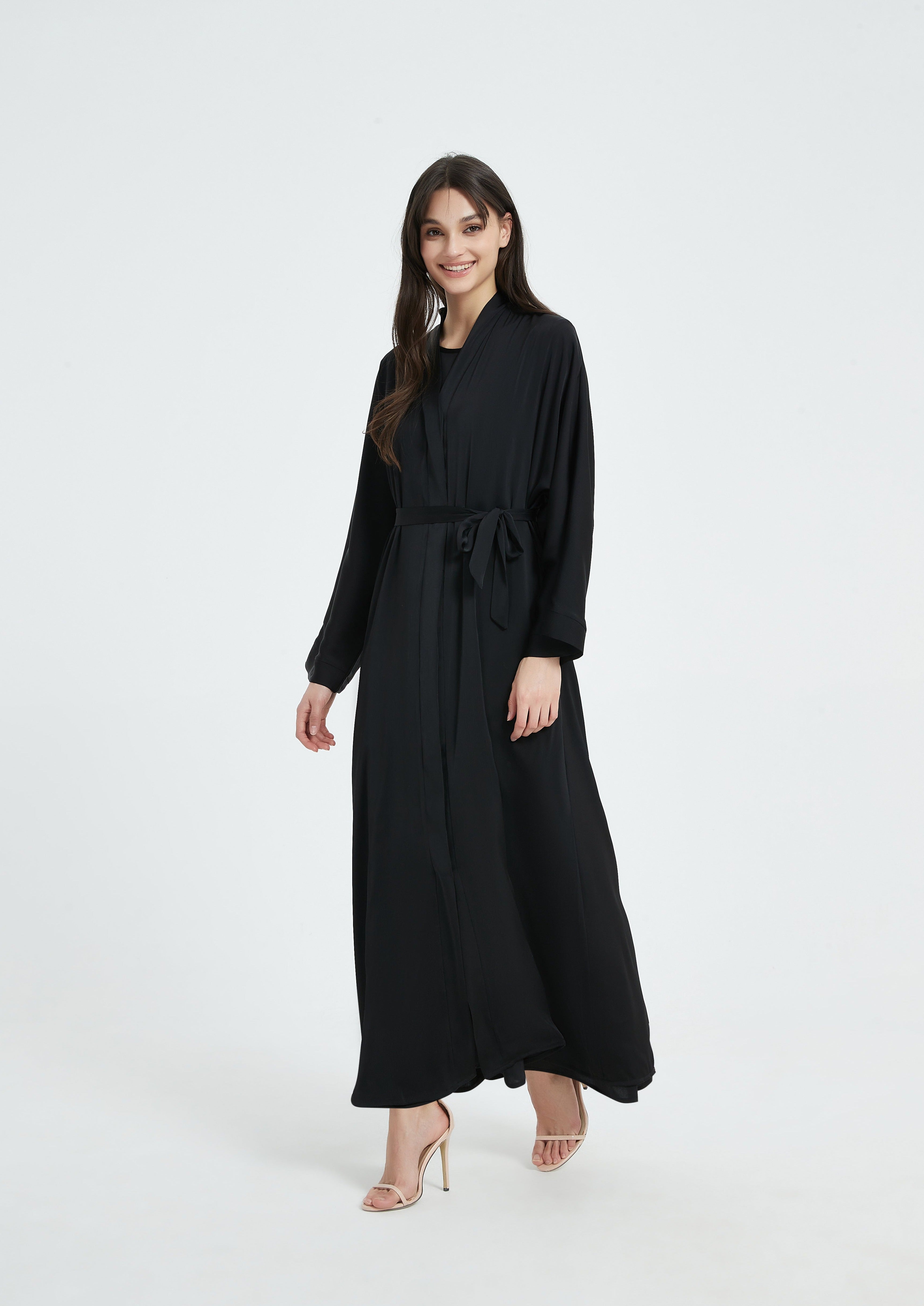 Serena Abaya Set - Black