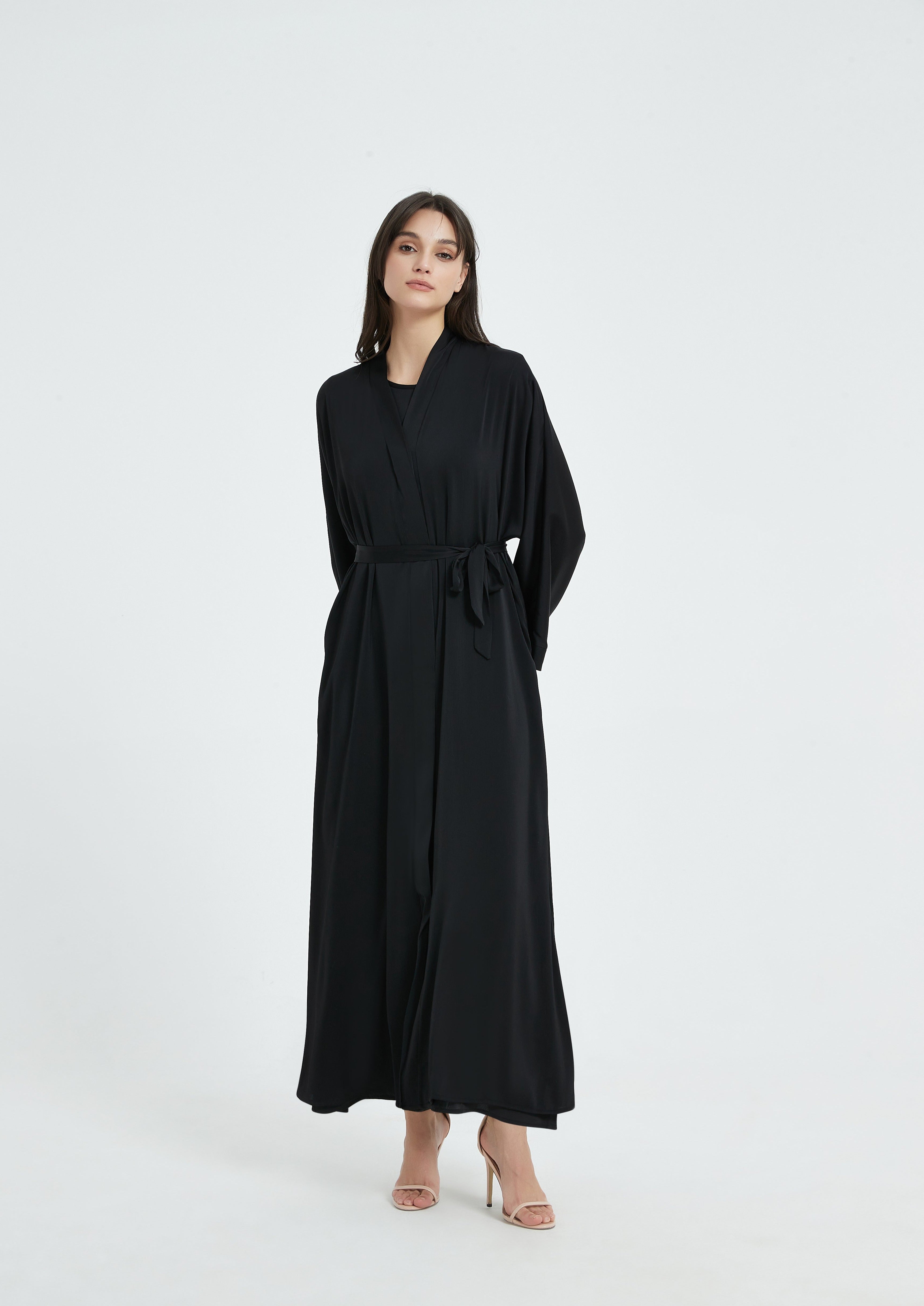 Serena Abaya Set - Black