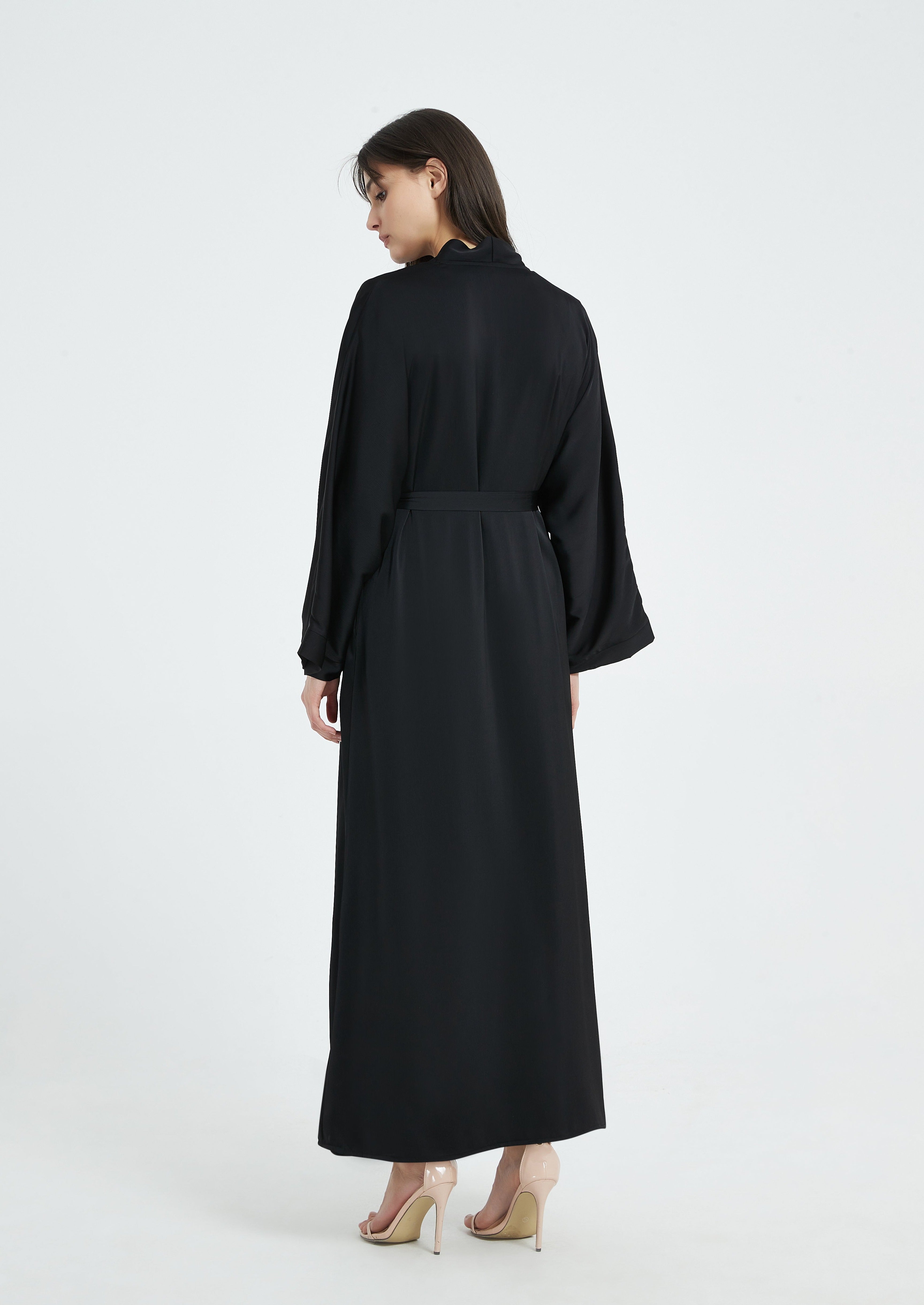 Serena Abaya Set - Black