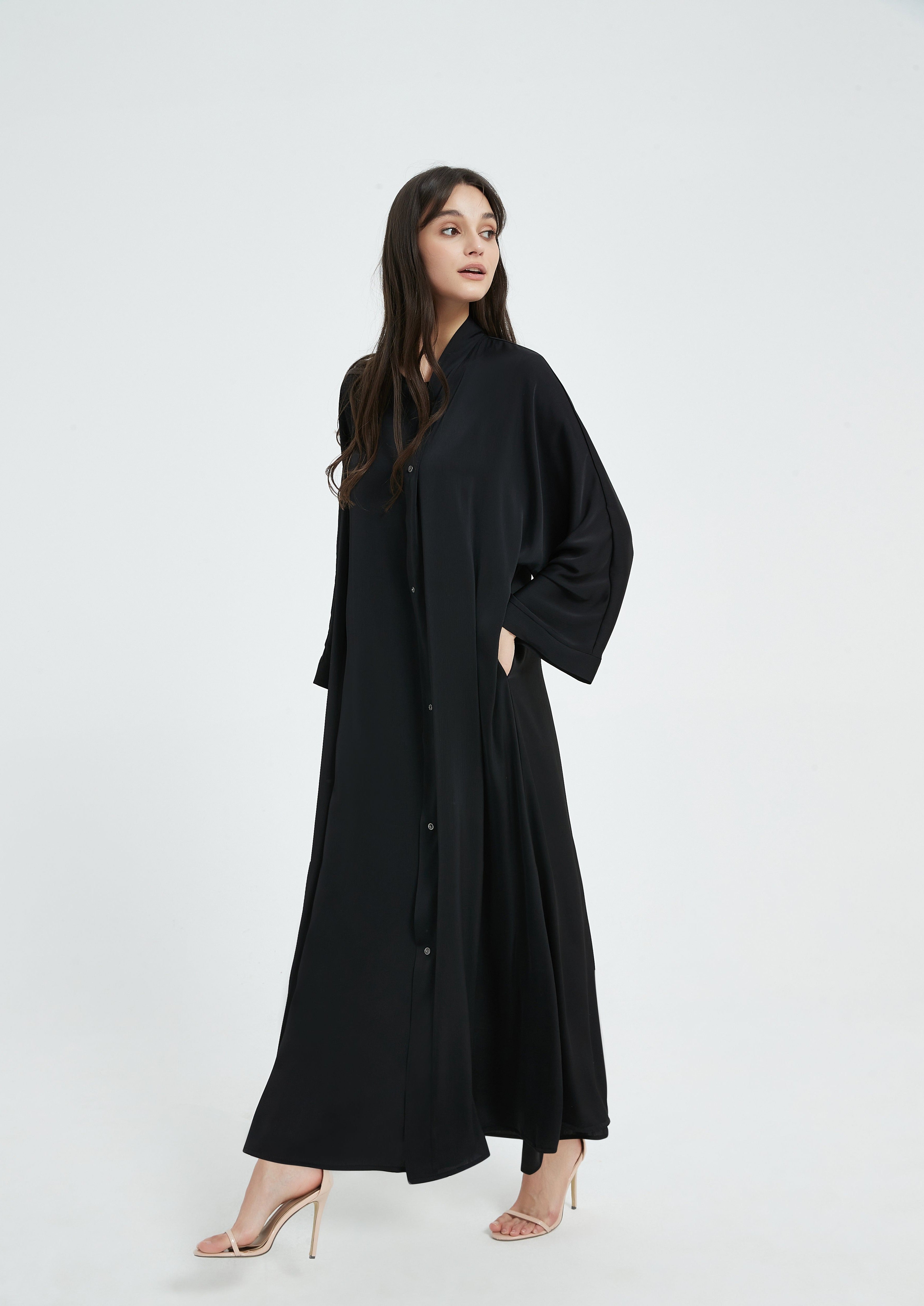 Serena Abaya Set - Black