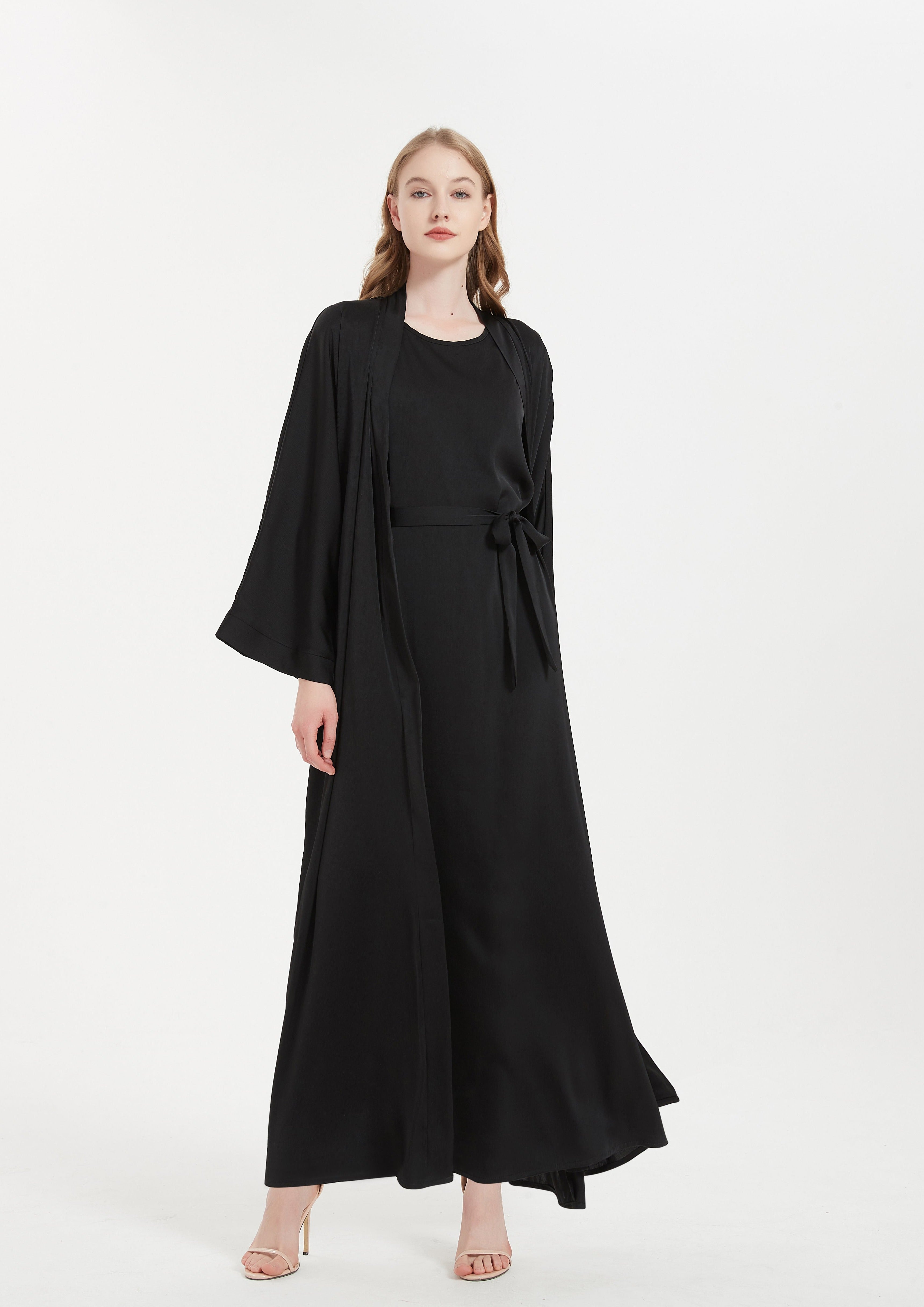 Serena Abaya Set - Black