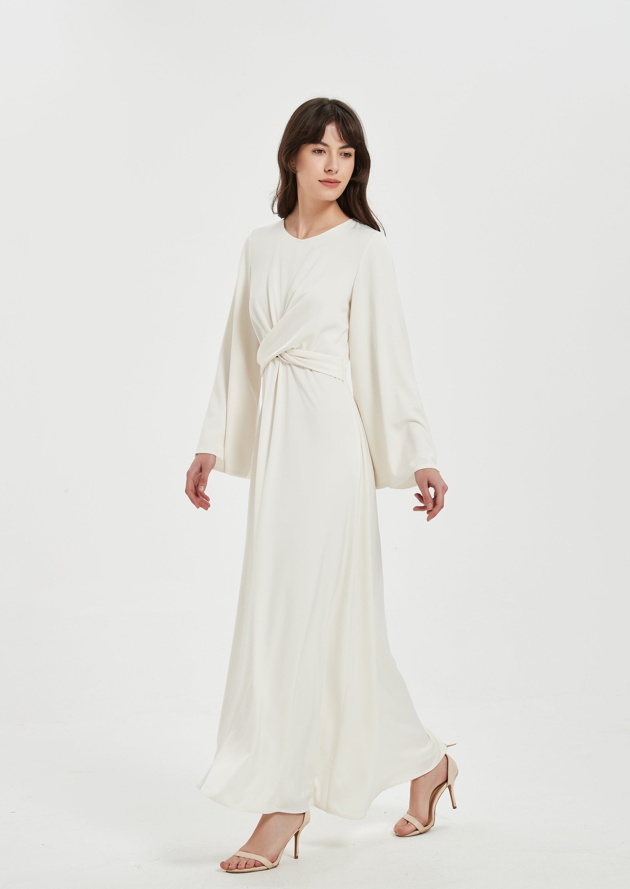 Aphrodite Maxi Dress - Off White Off White / XL at Amariah