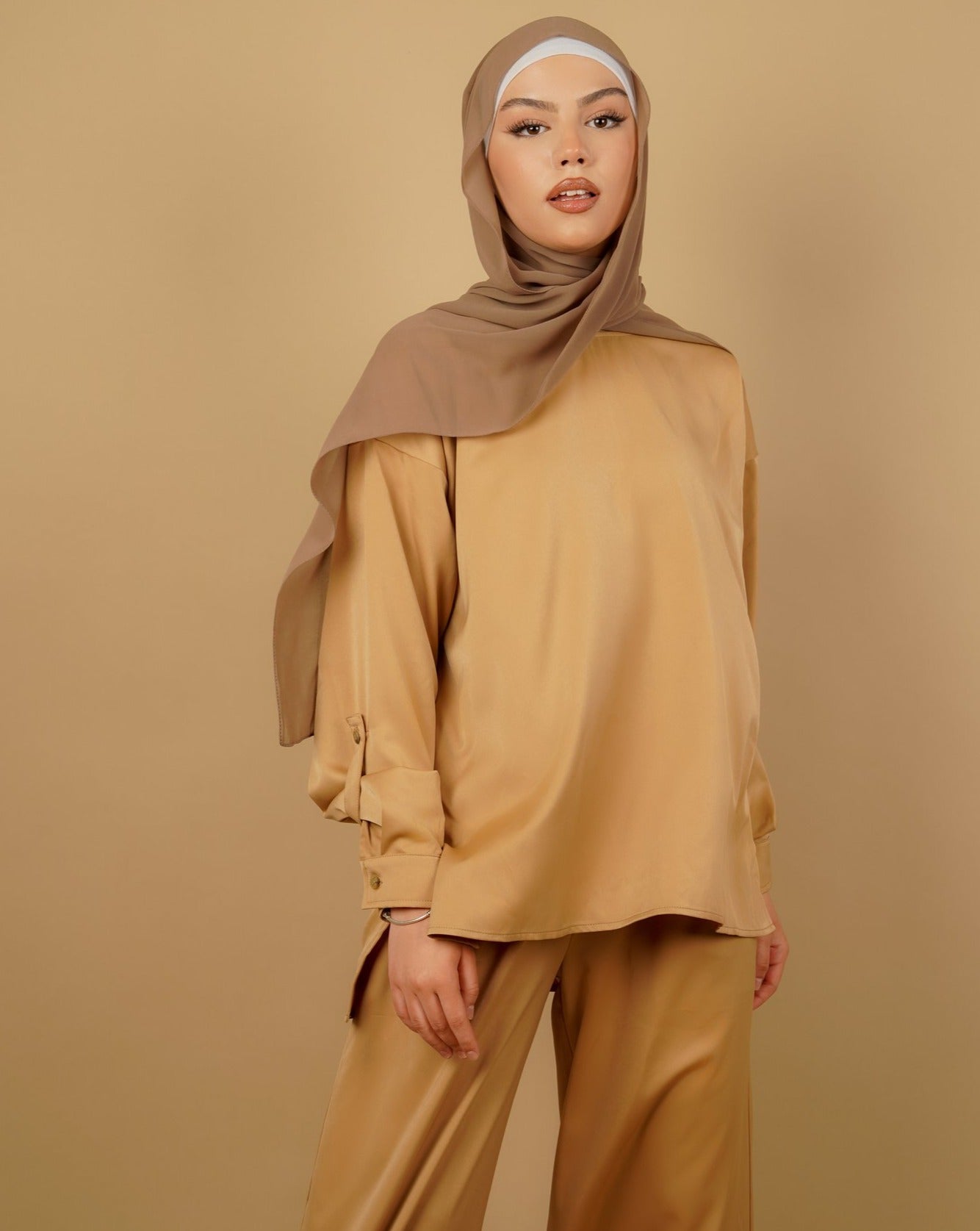 LUNA Lounge Set - Nude - AMARIAH