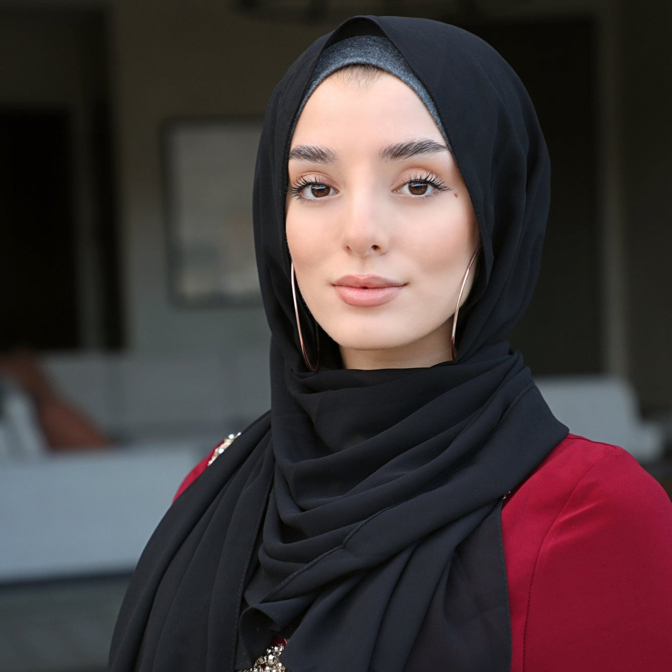 Chiffon Hijab - Midnight - AMARIAH