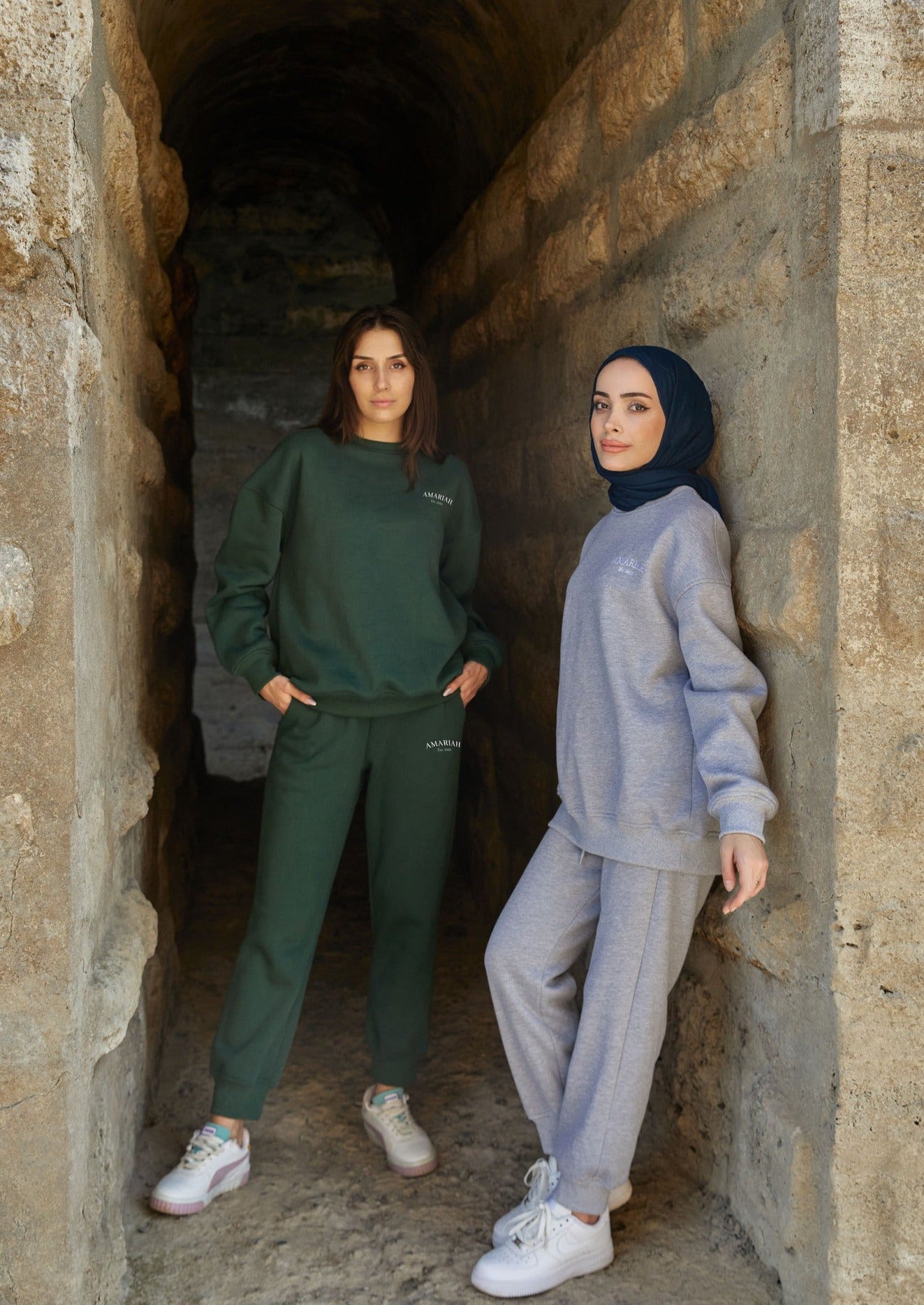 Amariah Oversized Sweatshirt  - Heather Grey