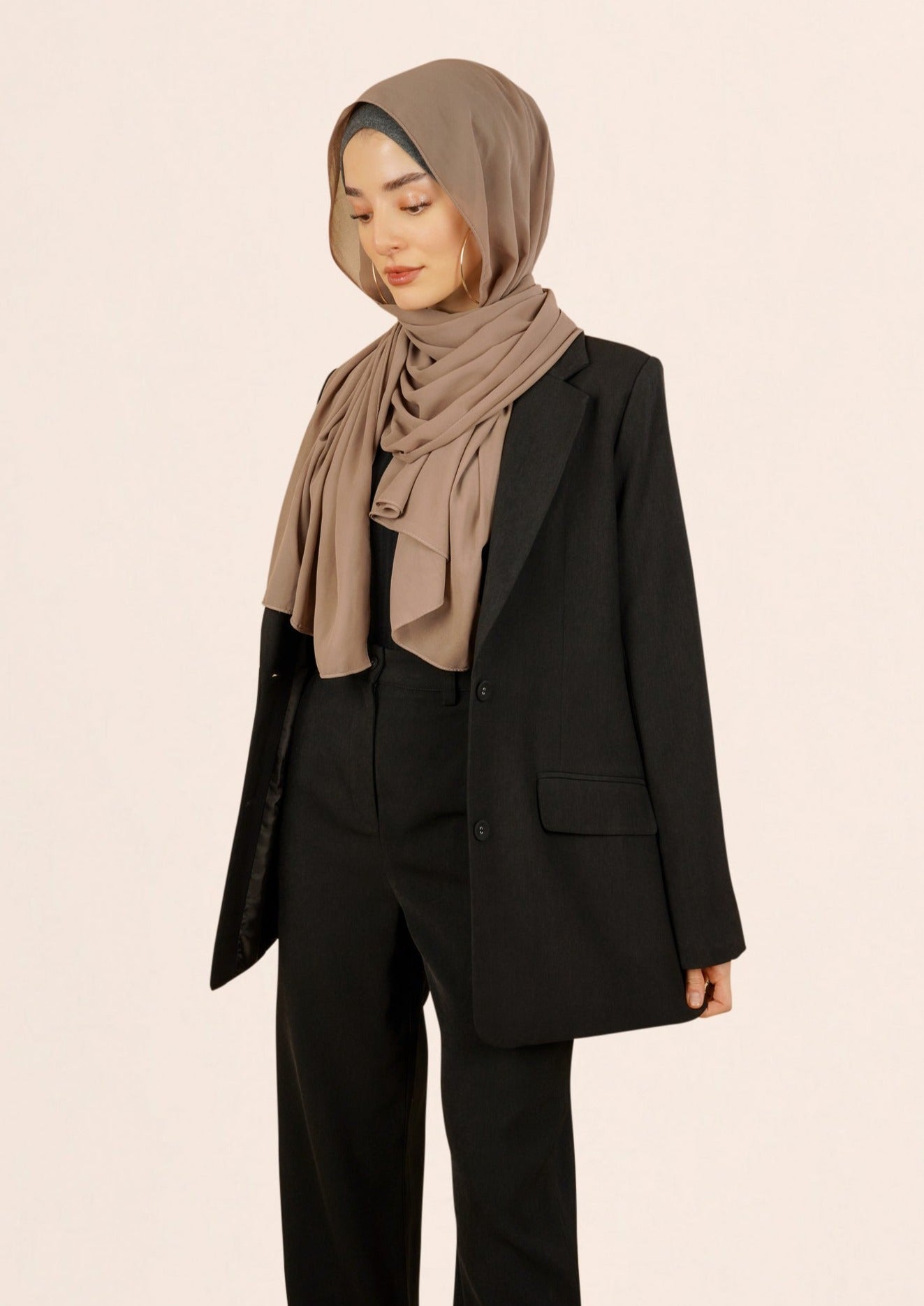 Imara Single Breasted Blazer - Black