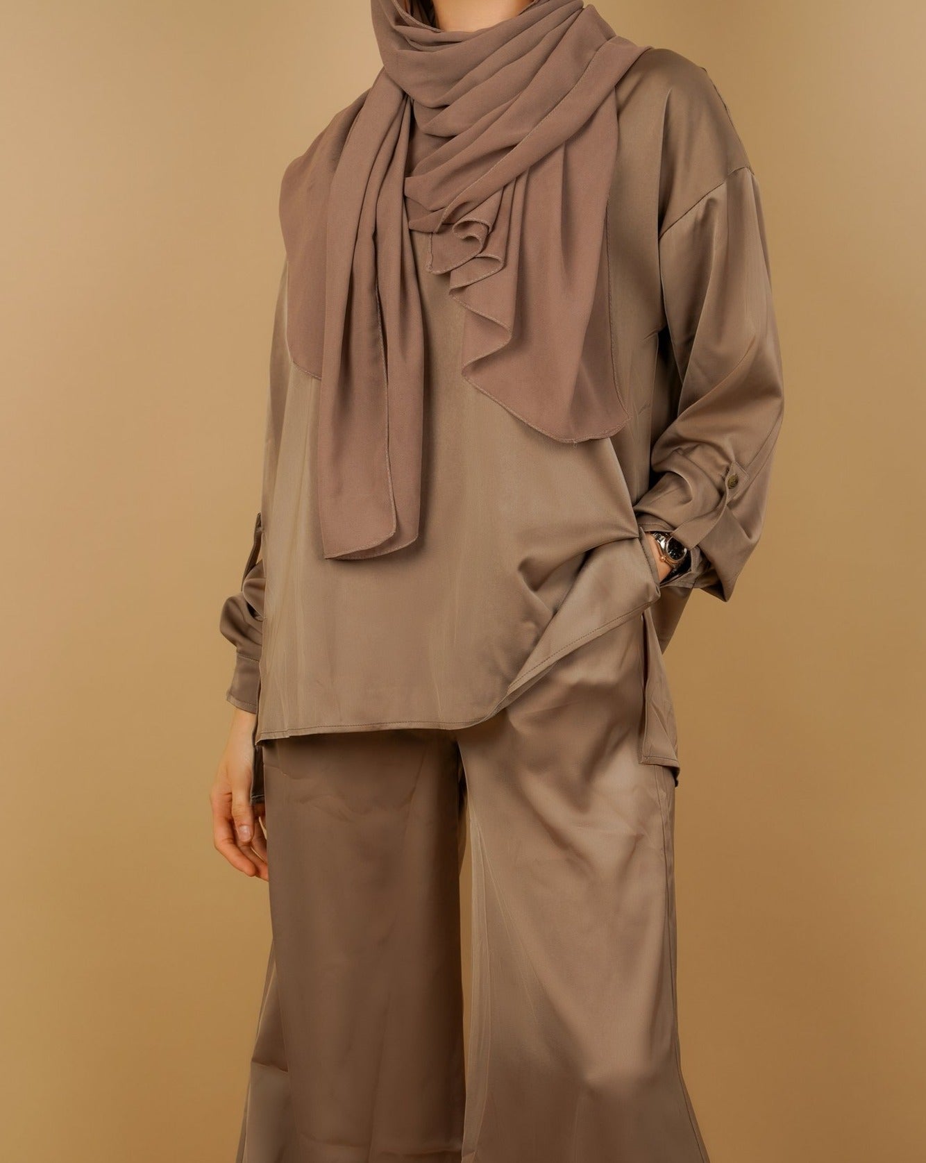 LUNA Lounge Set - Khaki - AMARIAH