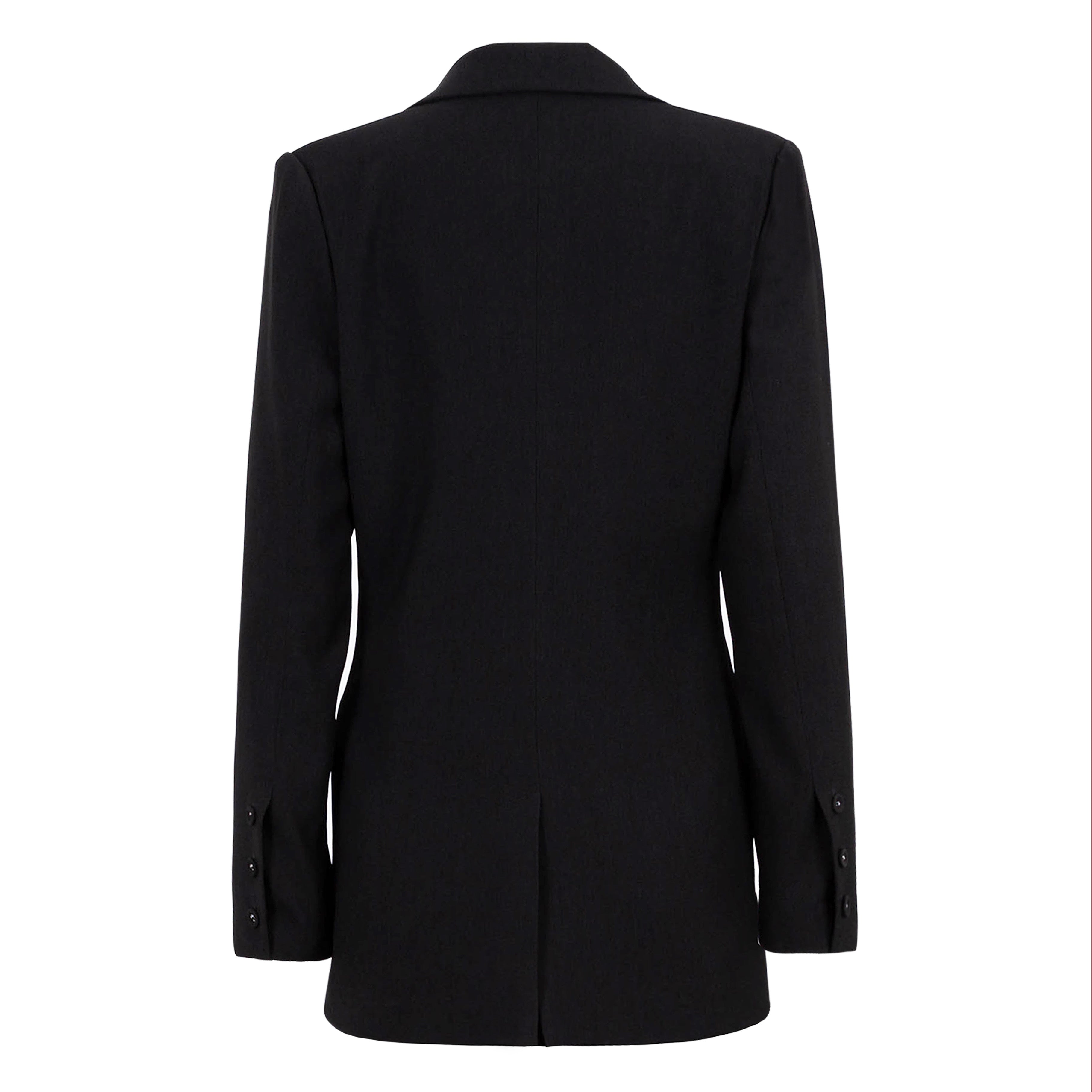 Imara Single Breasted Blazer - Black - AMARIAH