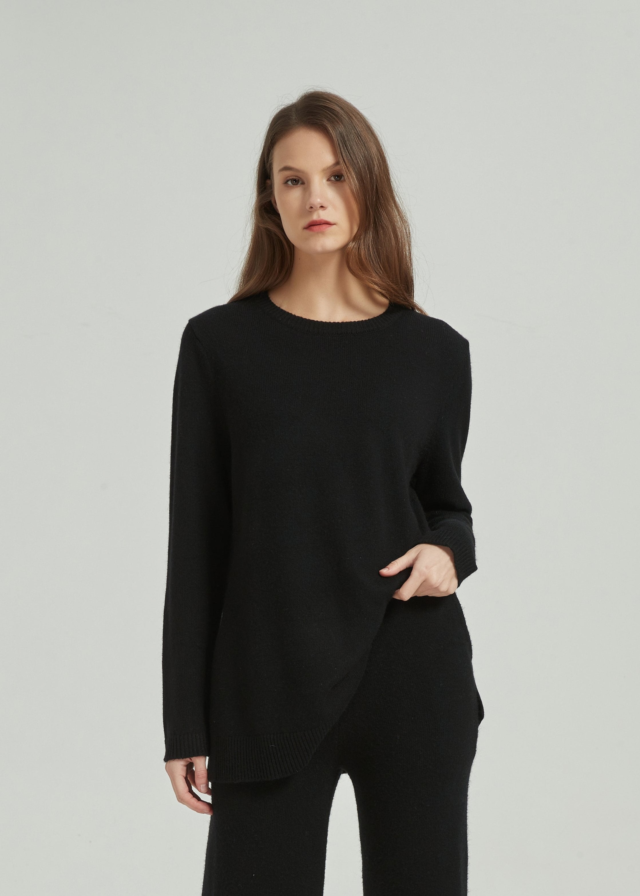 Elandra Knit Sweater - Black