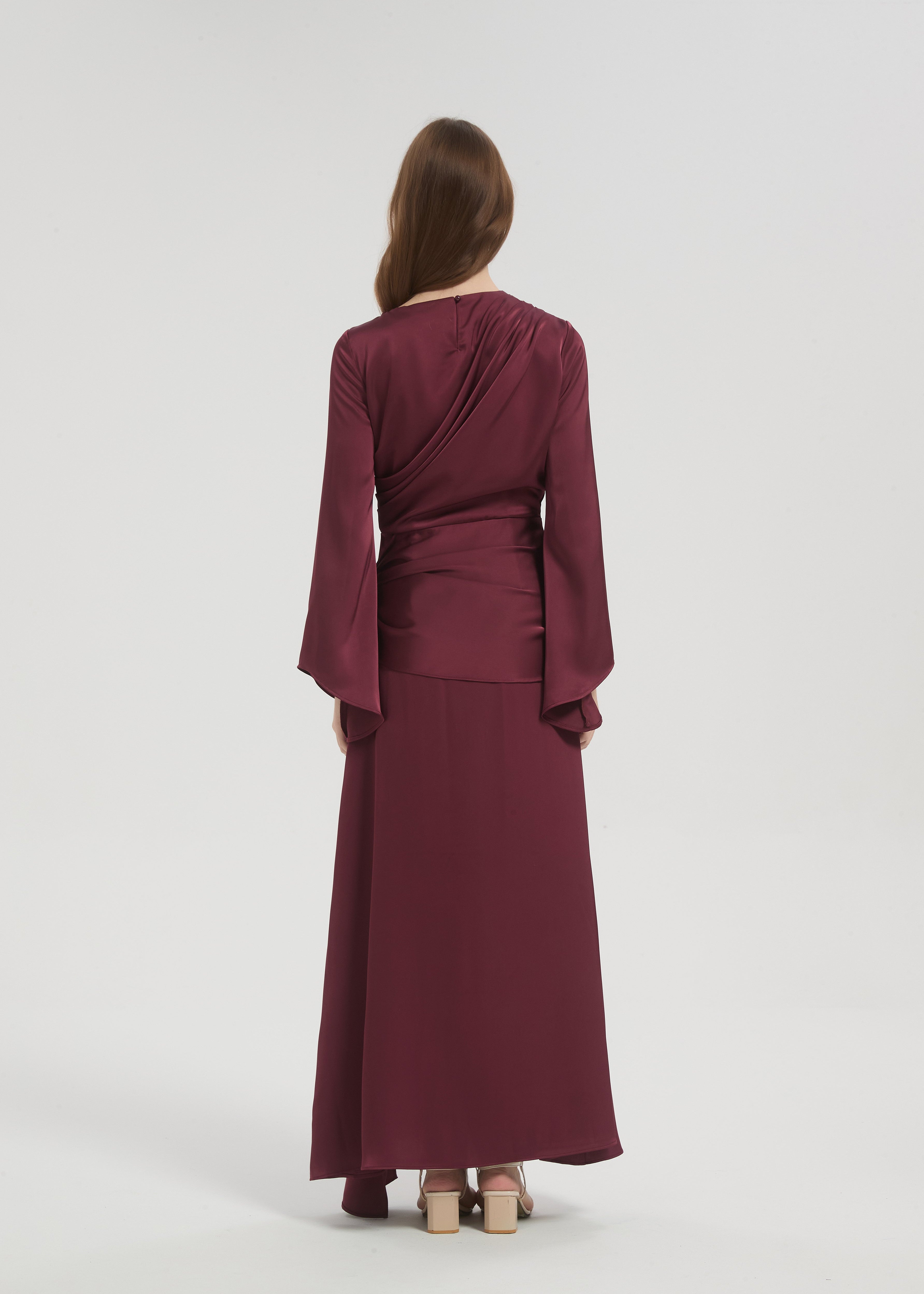Dahlia Maxi Dress - Plum - AMARIAH