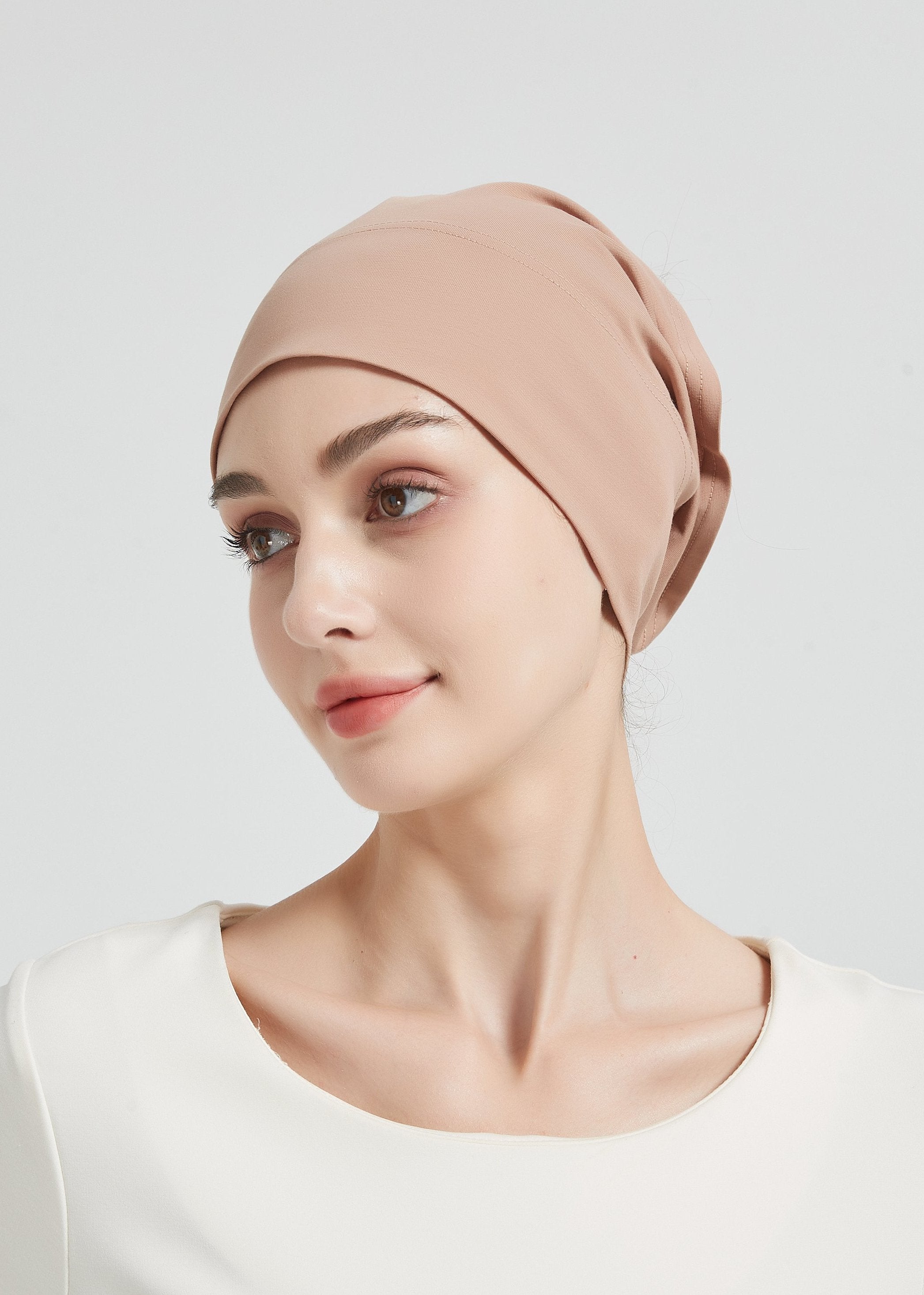 Matching Modal Hijab set - Nude