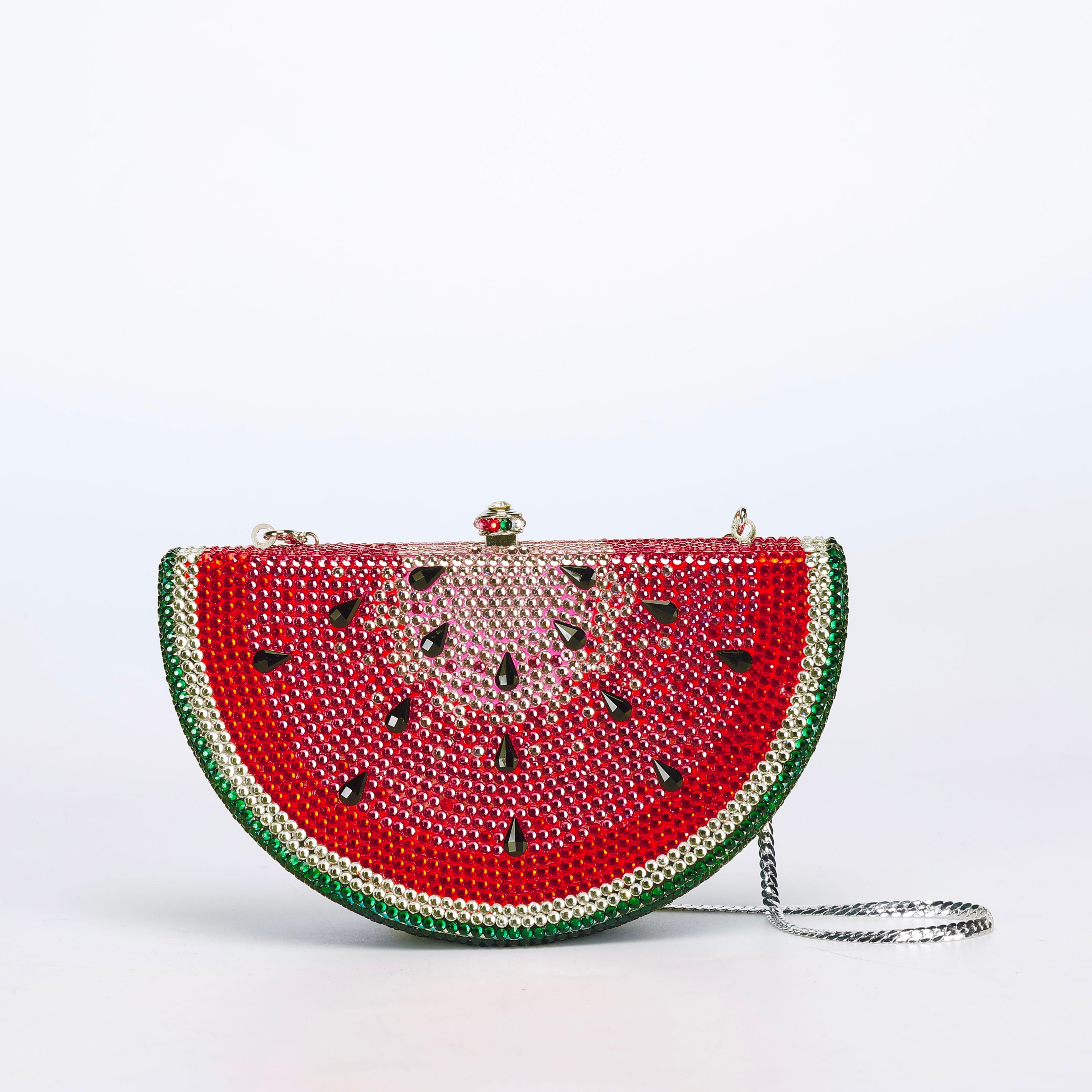 Amariah Watermelon Clutch Bag