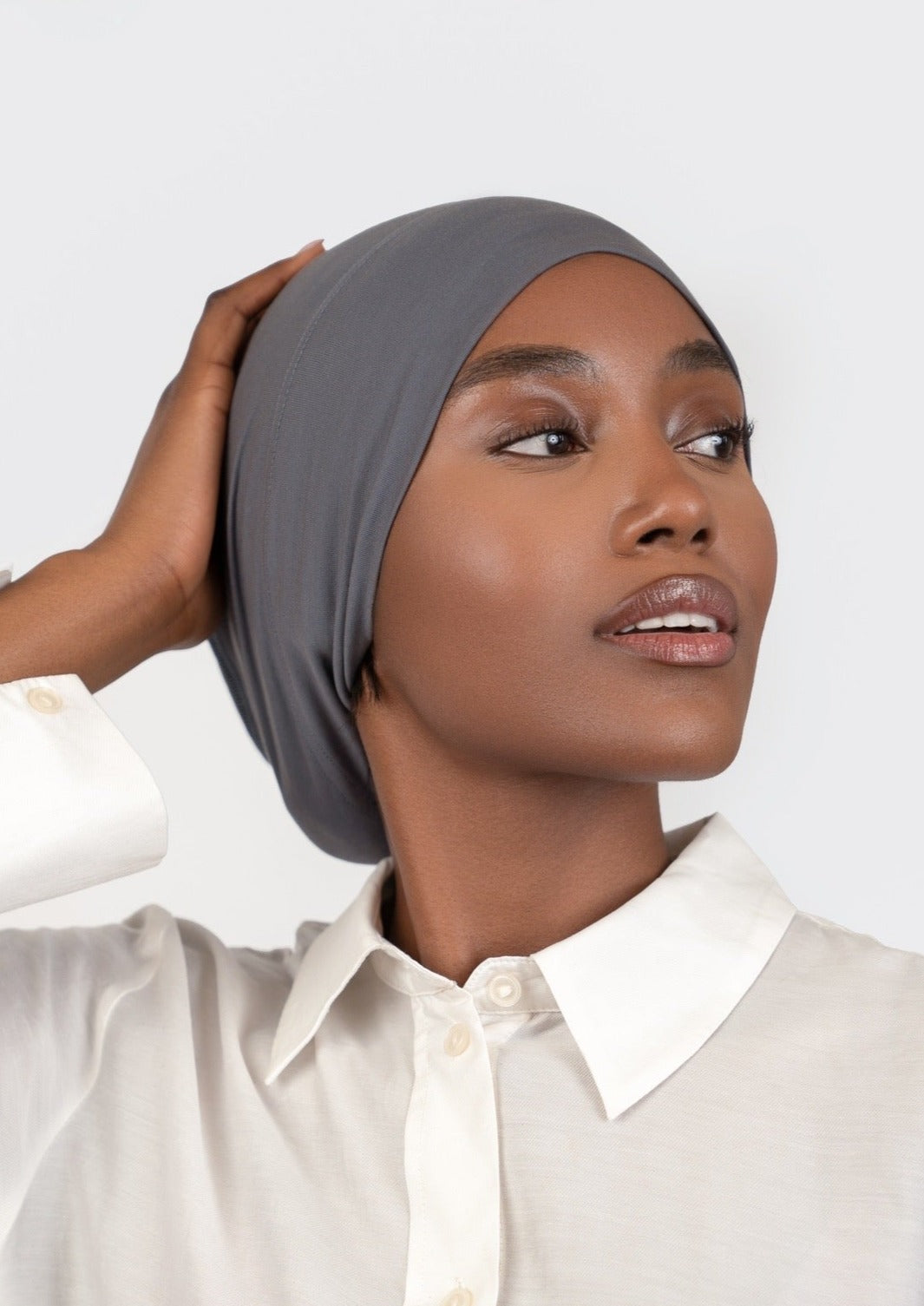 Matching Hijab Set - Slate Blue