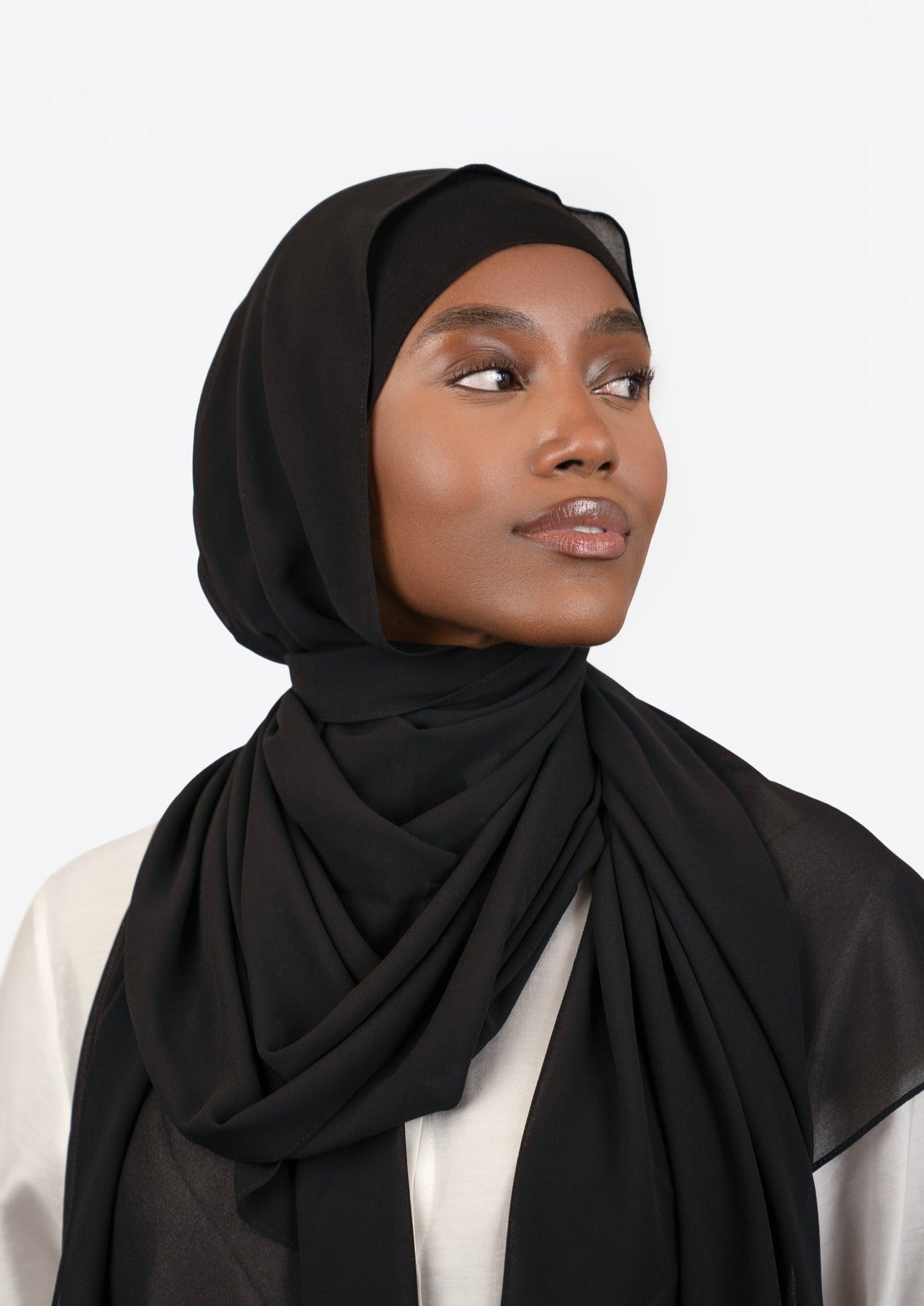 Matching Hijab Set - Midnight
