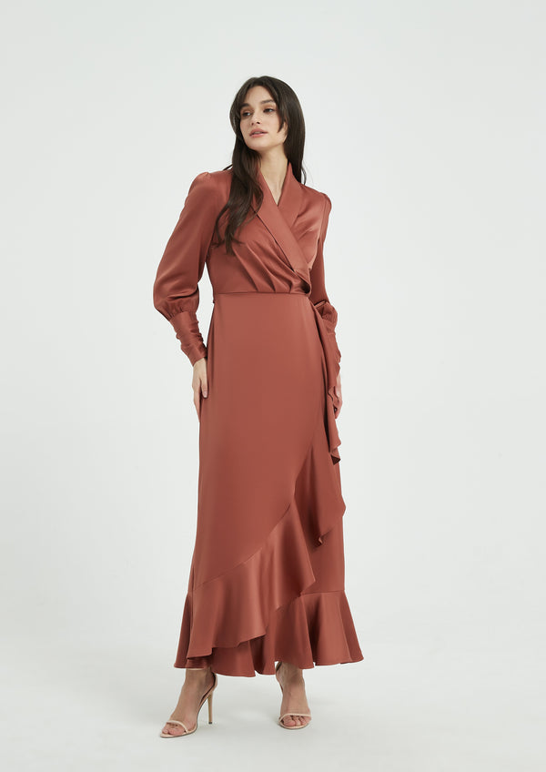 Maya Maxi Dress - Pecan