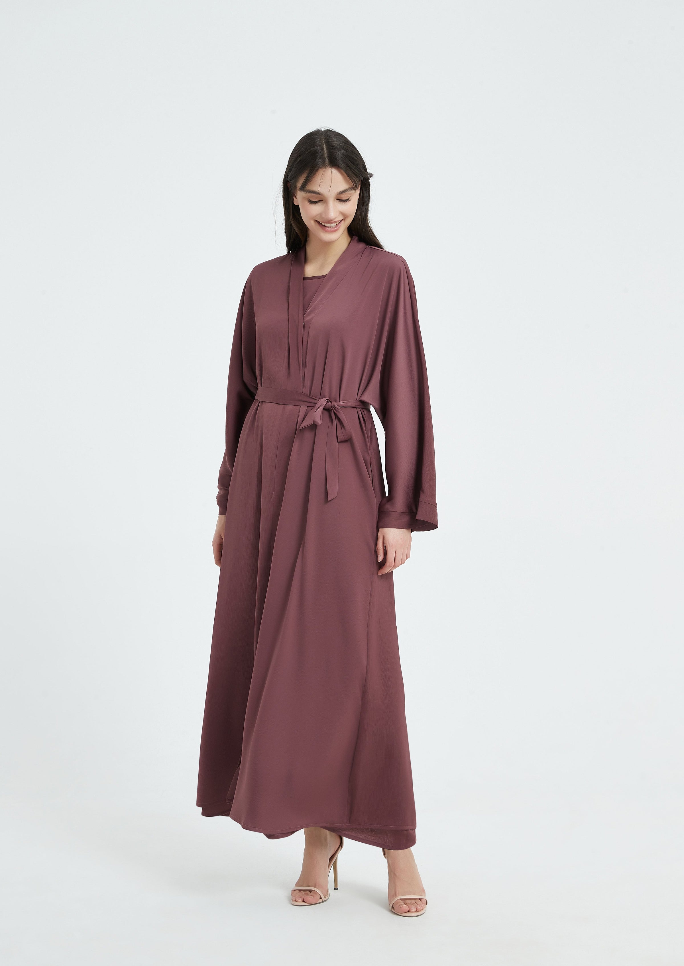 Amira Abaya Dress Rose Mauve