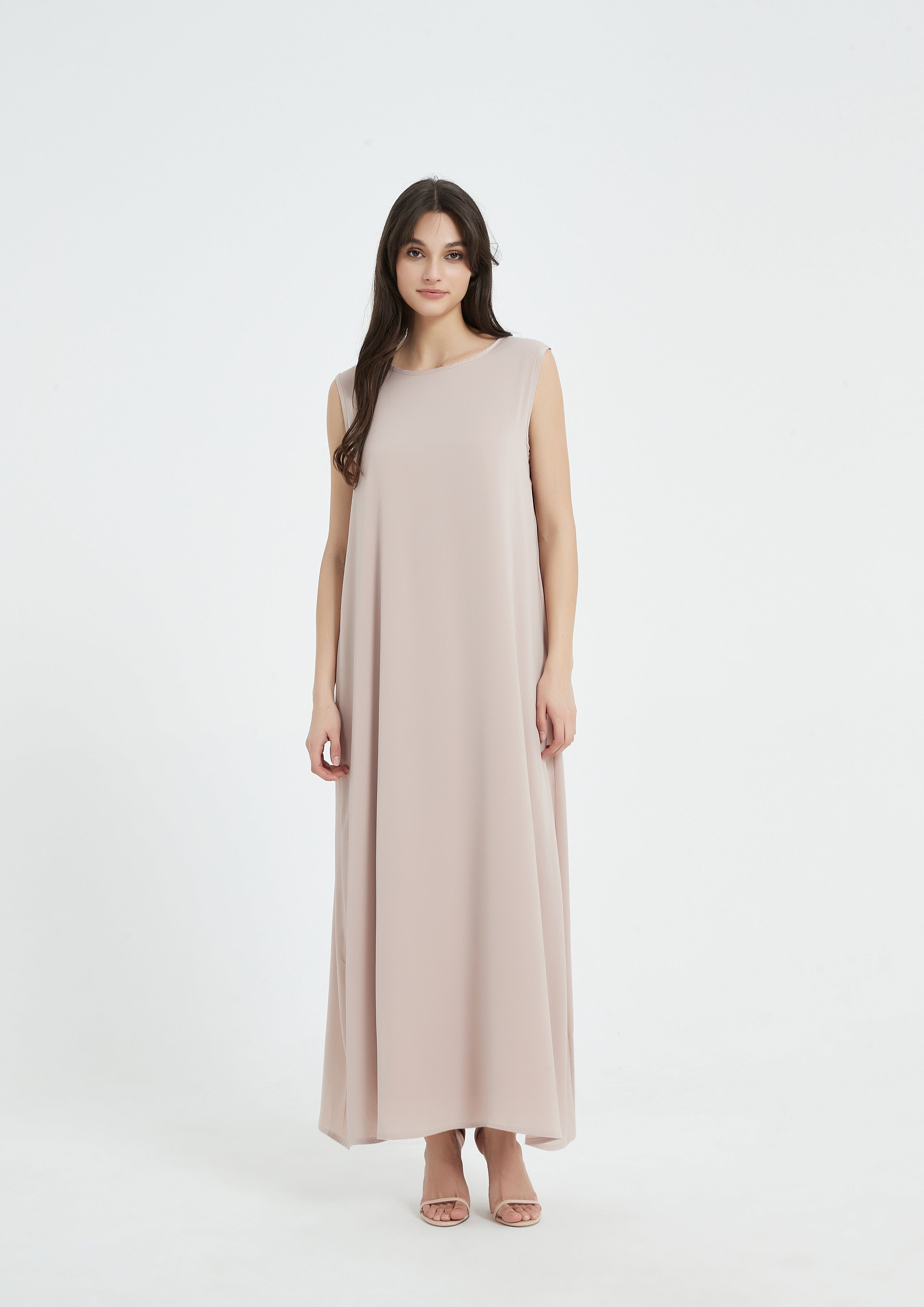 Serena Abaya Set - Light Nude