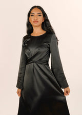 Emani Sparkle Maxi Dress - Black