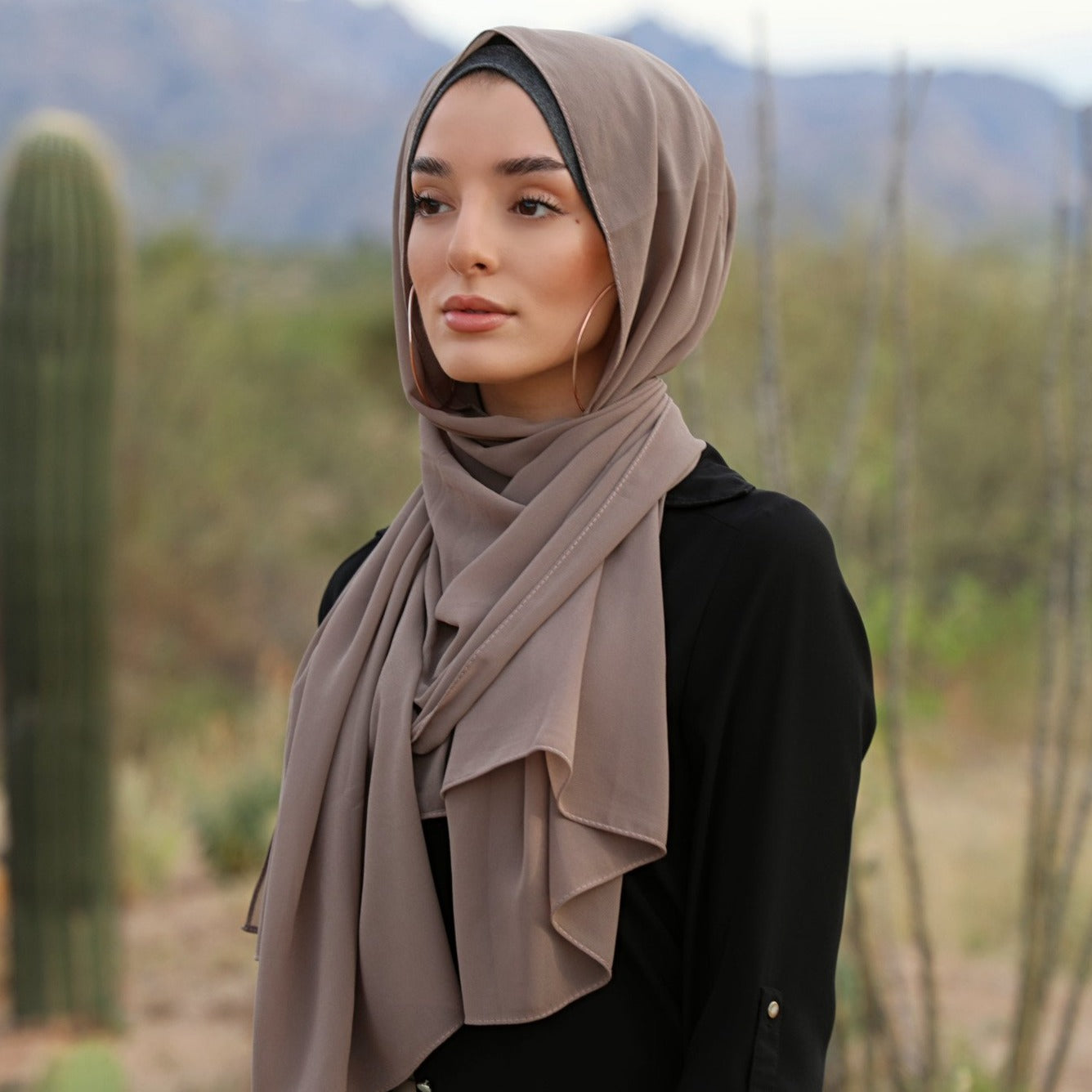 Chiffon Hijab - Cypress - AMARIAH