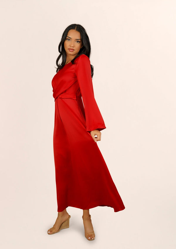 APHRODITE Maxi Dress - Ruby Red